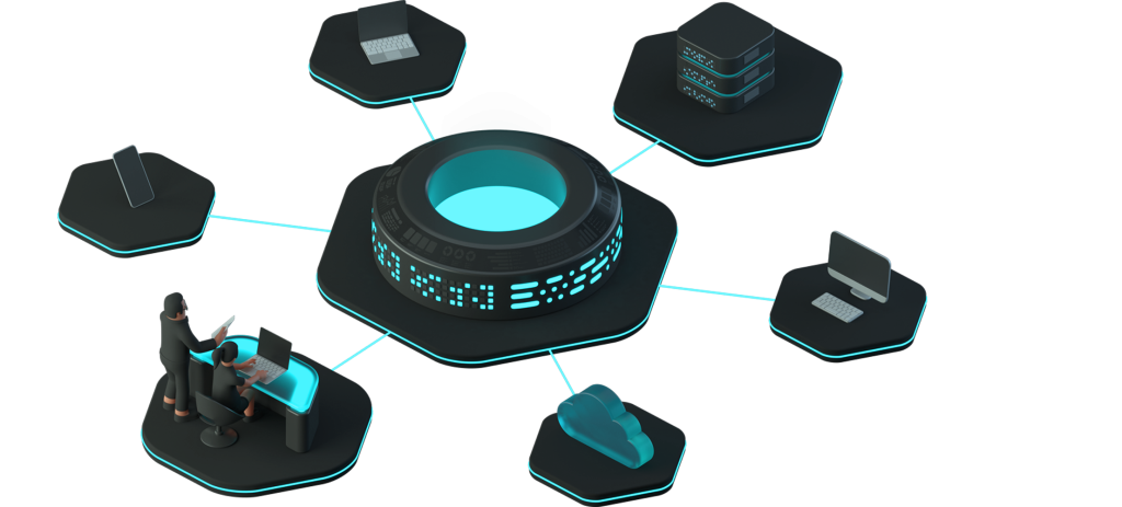 Illustration of 4g Mobile Proxy service by Proxywave
